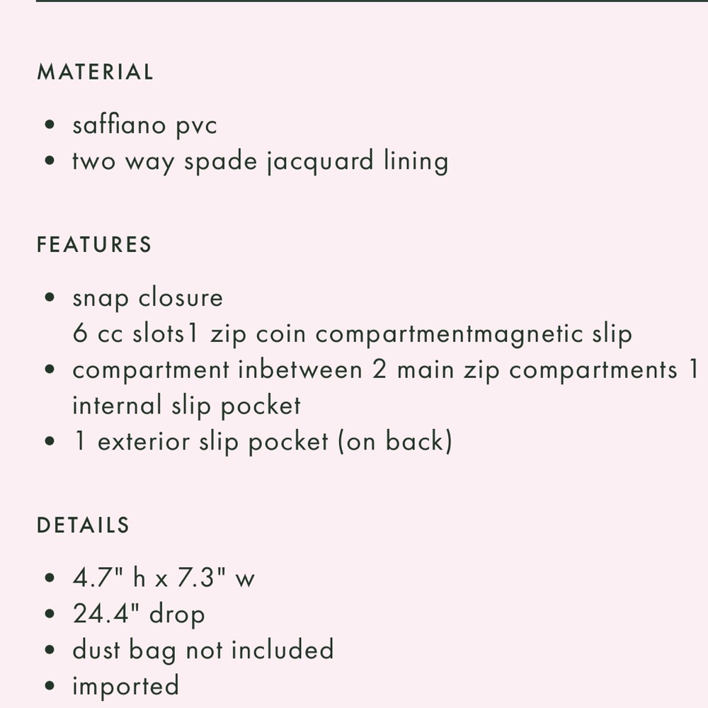 🥳HP🥳 Kate Spade Laurel Way Winni - Picture 6 of 6
